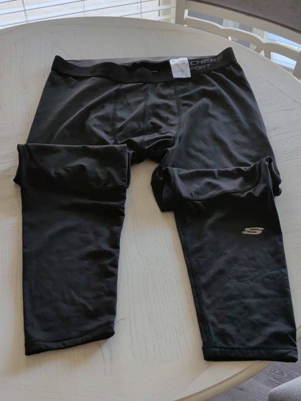Skechers Men’s Black Performance Compression Joggers